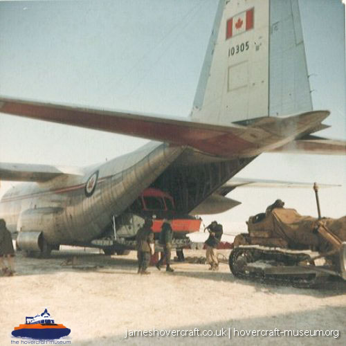SRN5 with the Canadian Coastguard -  (credit: The <a href='http://www.hovercraft-museum.org/' target='_blank'>Hovercraft Museum Trust</a>).